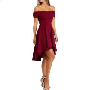 **NEW Windsor Off the Shoulder High-Low Dress